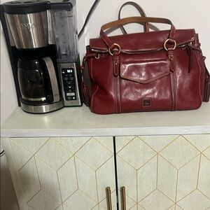 Dooney & Bourke Red Leather Shoulder Bag